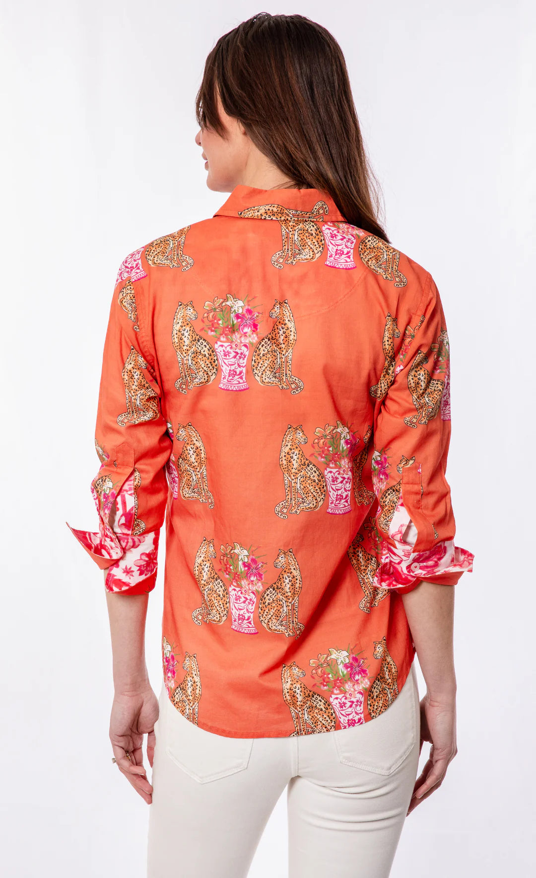 Rome 3/4 Shirt Orange with Cats