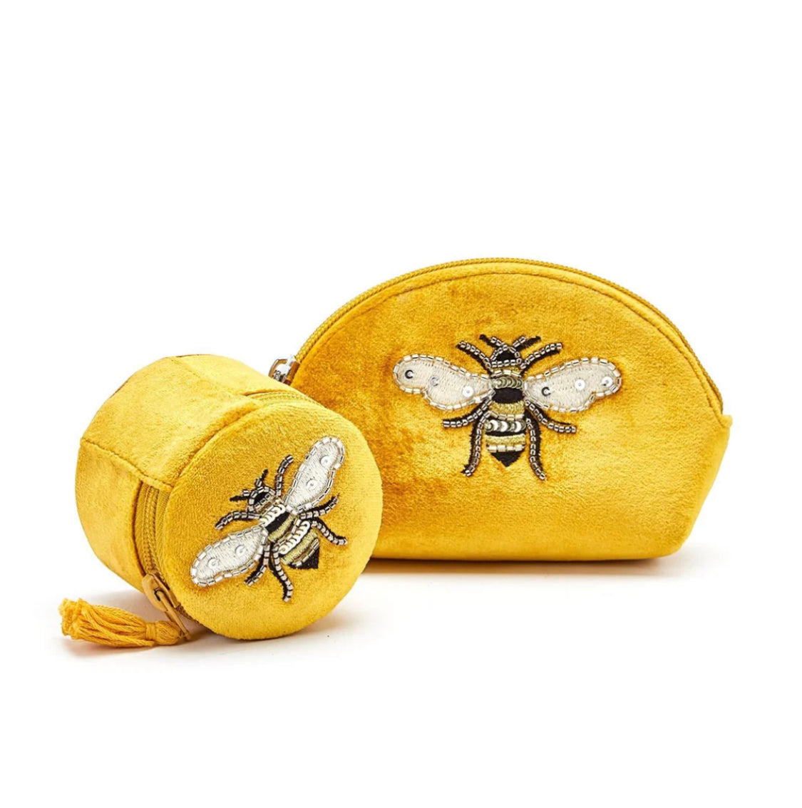 Bee Velvet Pouch
