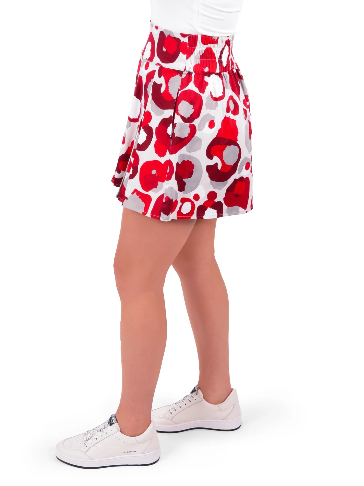 Party Shorts - Burgundy Collegiate Cheetah