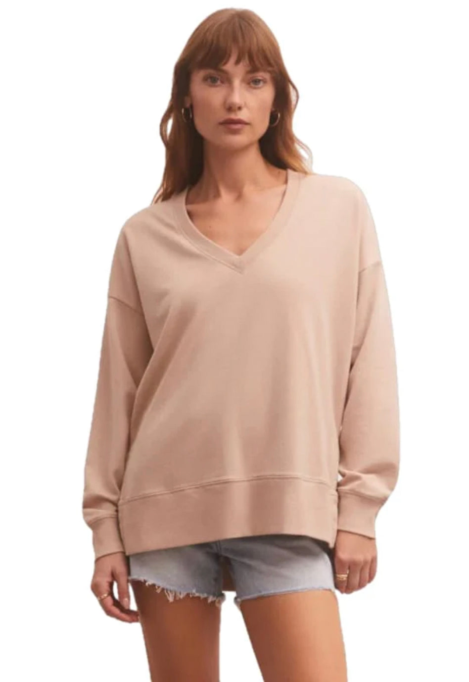 Modern V Neck Weekender - Birch