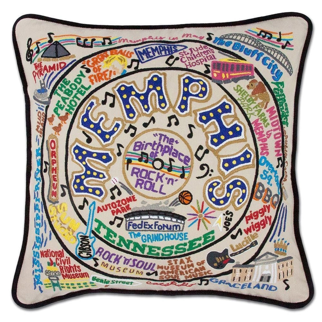 Memphis Embroidered Pillow
