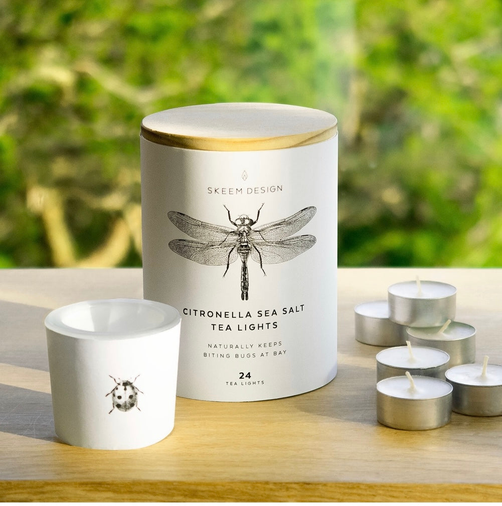 Citronella Sea Salt Tea Lights