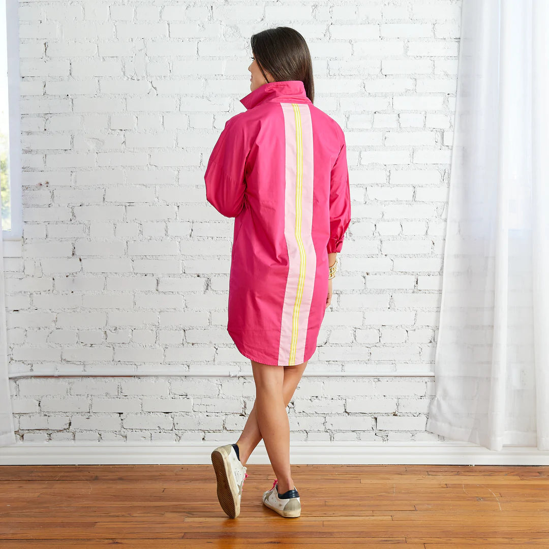 Preppy Dress - Stripe Back