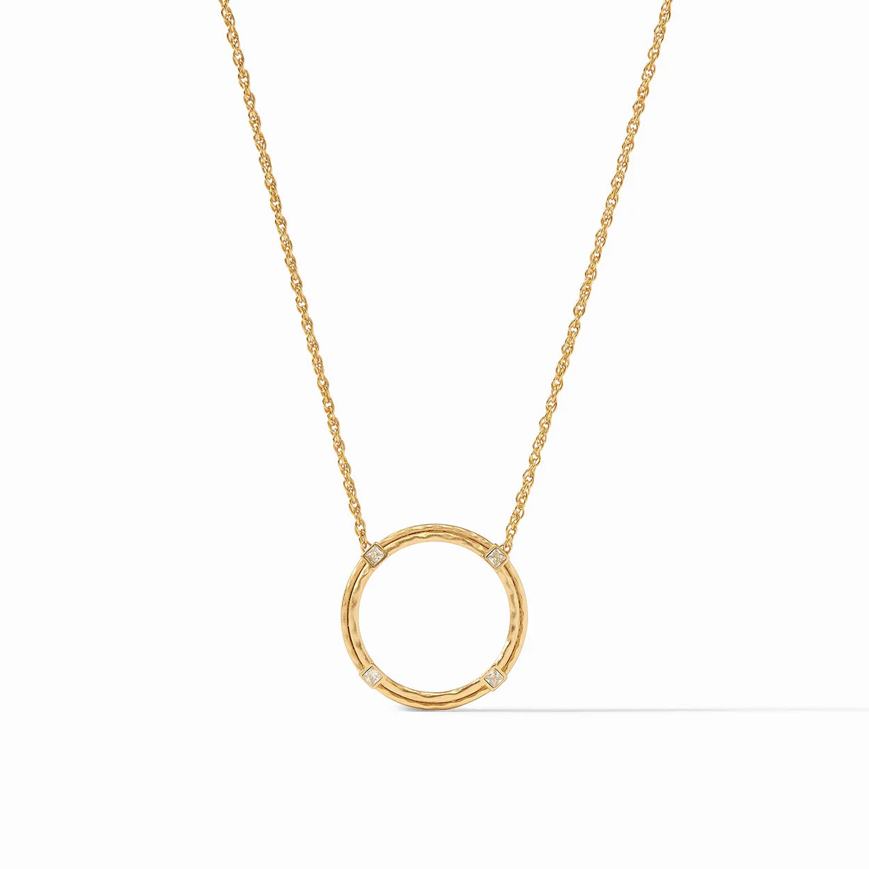Astor Delicate Necklace-Silver Cubic Zirconia
