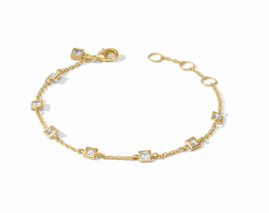 Jolie Delicate Bracelet-Gold/Cubic Zirconia
