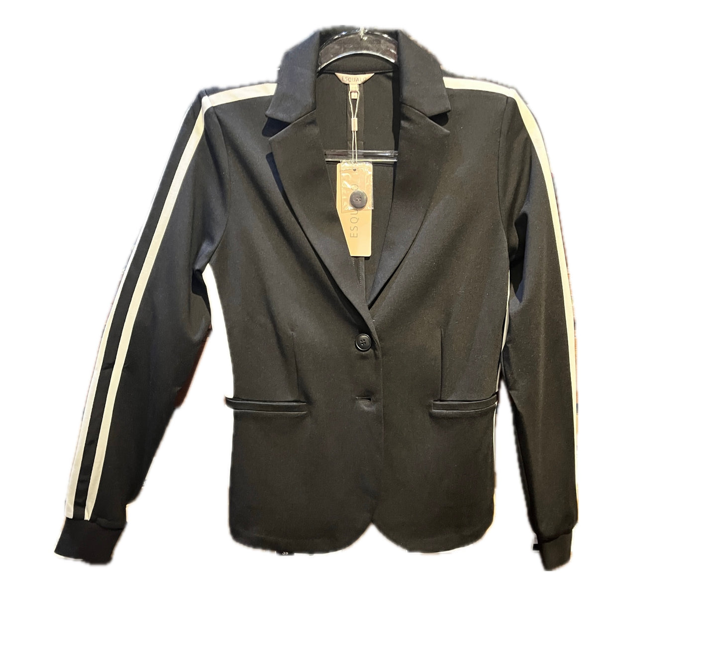 Modal Blazer with Stripe