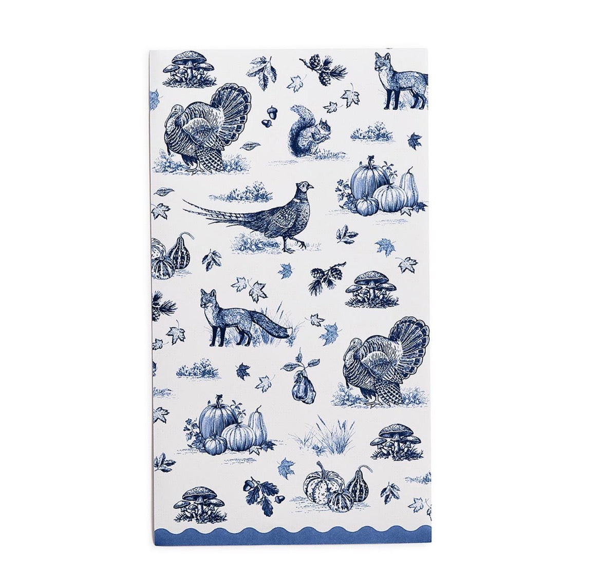 Falling For Blue Paper Dinner Napkin