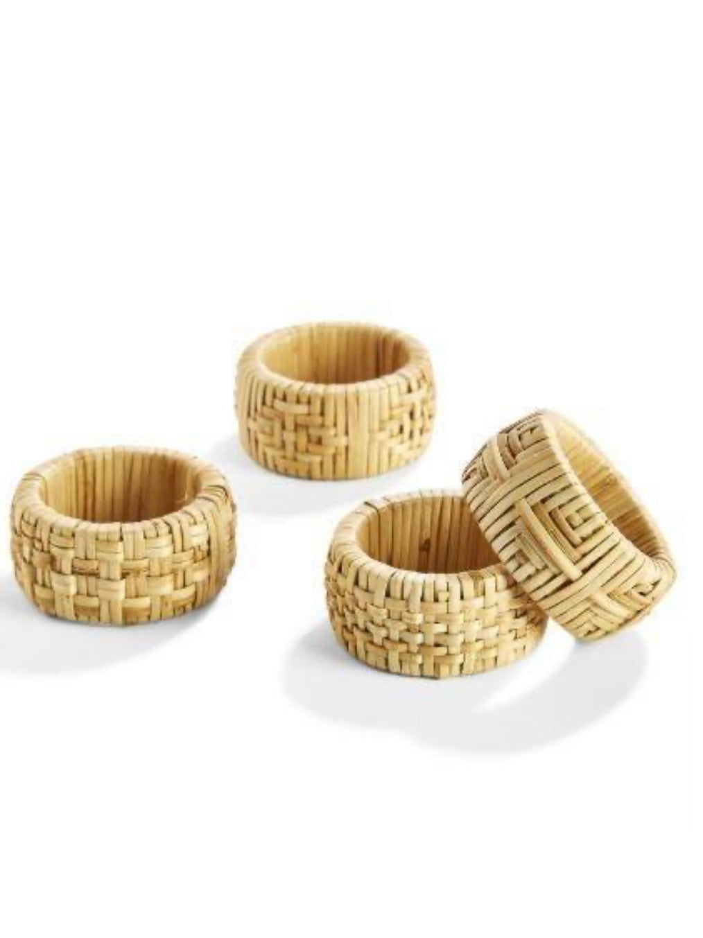 Cane Napkin Rings-Set of 4