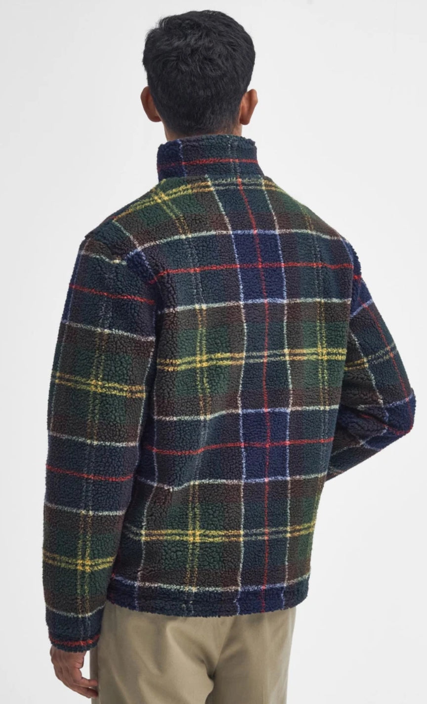 Barbour Tartan Fleece Zip Through