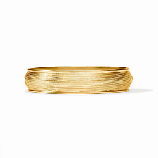 Cobblestone Hinge Bangle - Gold