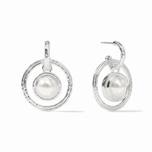 Astor 6-in-1 Charm Earring-Silver Pearl