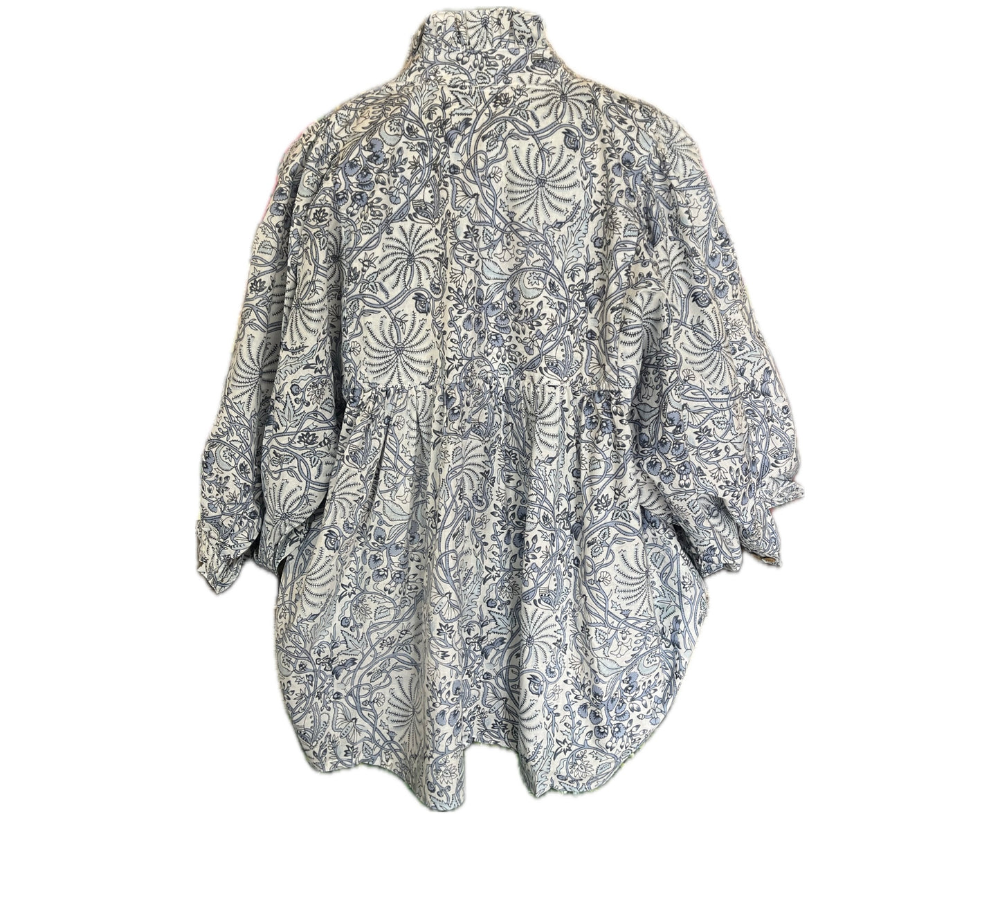 Chloe Top-Blue/Grey