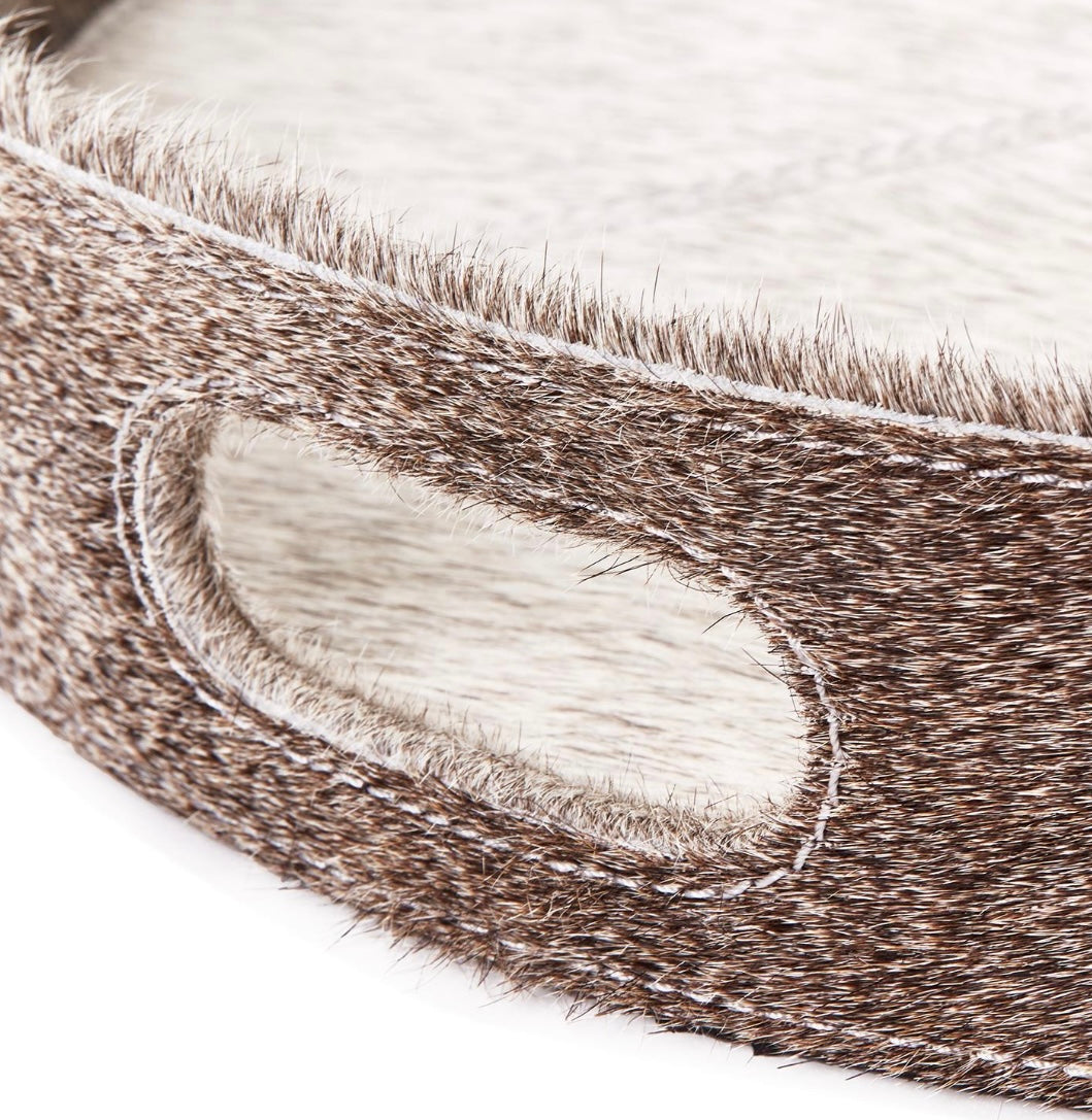 Cowhide Tray-Set of Two