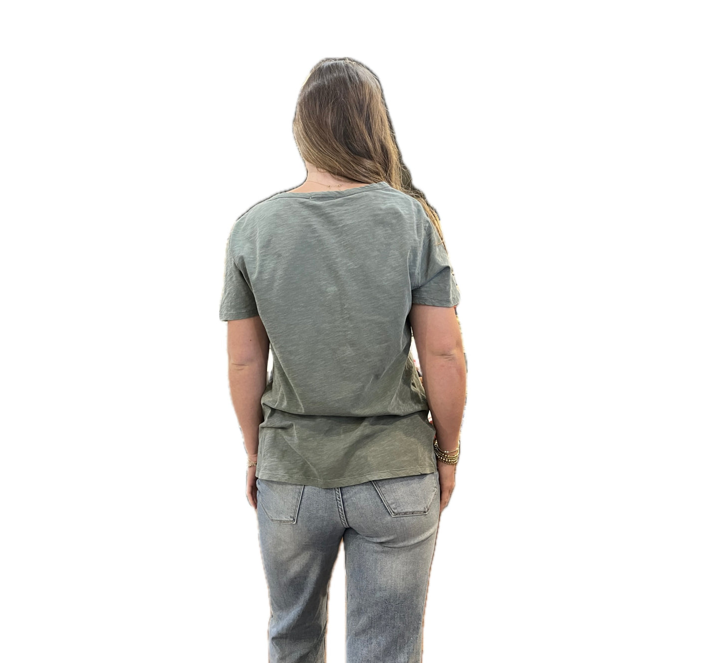 Lively Relaxed V-Neck Tee