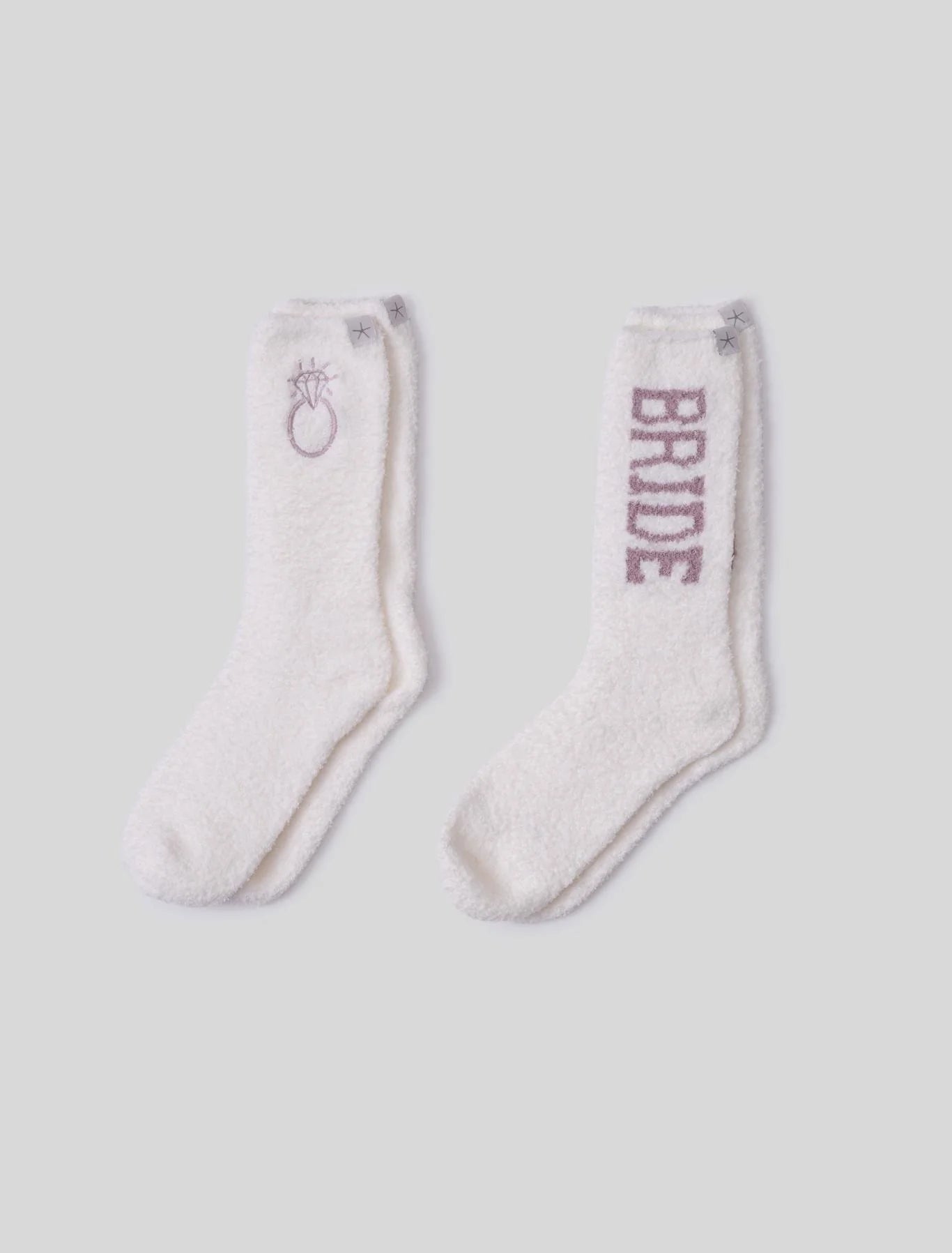 CozyChic Bridal Socks-White