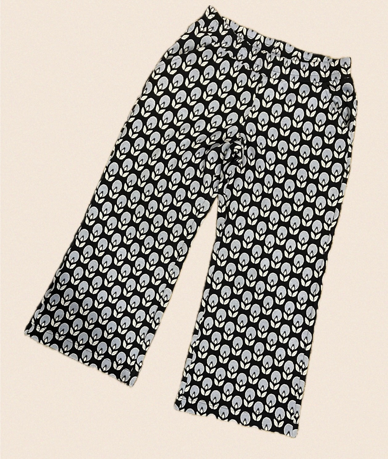 Ponte Knit Pant-Blue Tulip