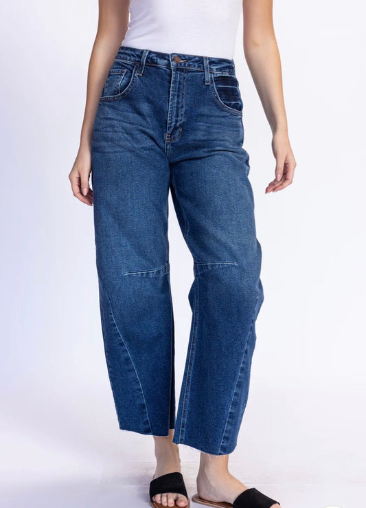 Trouser Fit Barrel Jean
