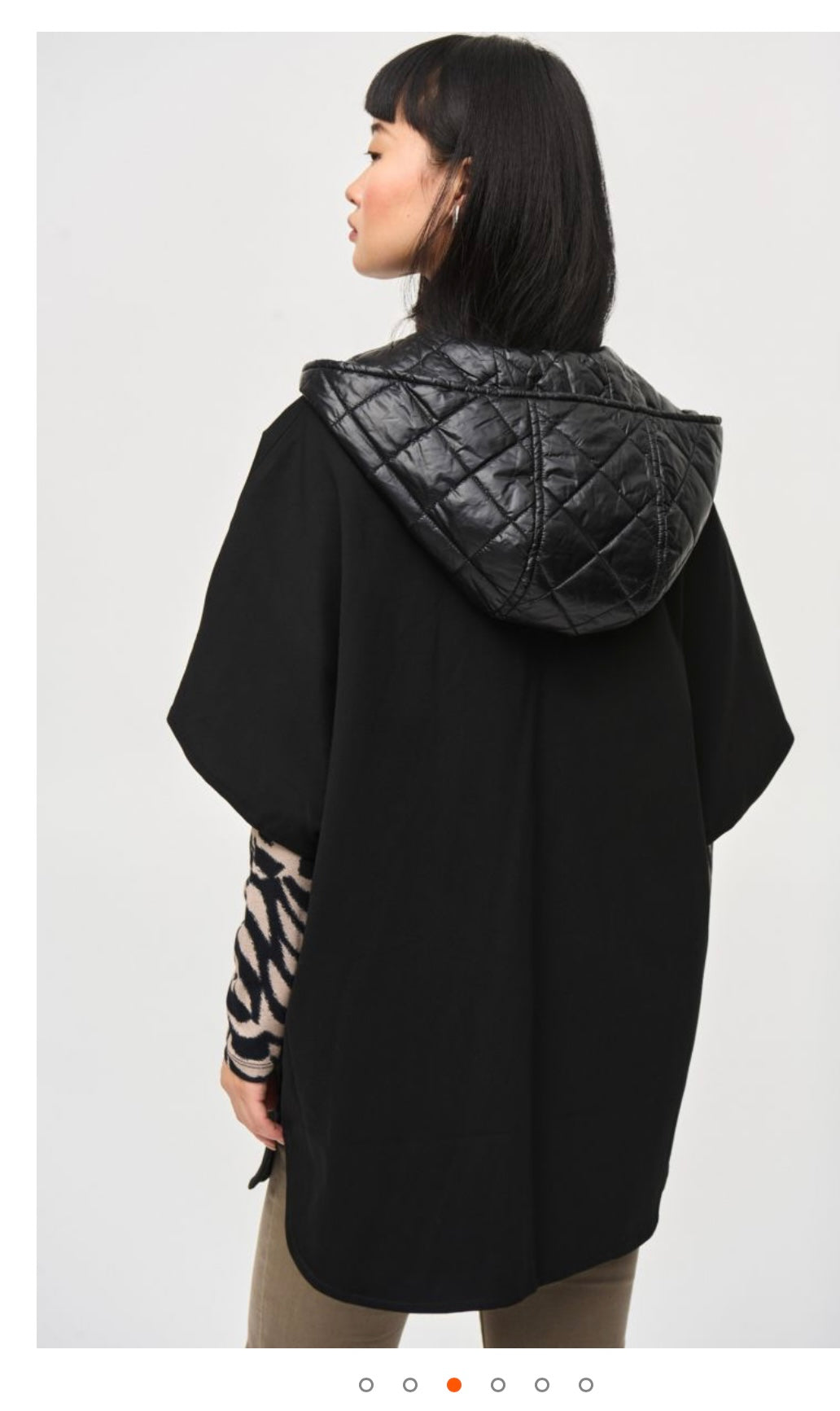 Joseph Ribkoff Reversible Hooded Cape