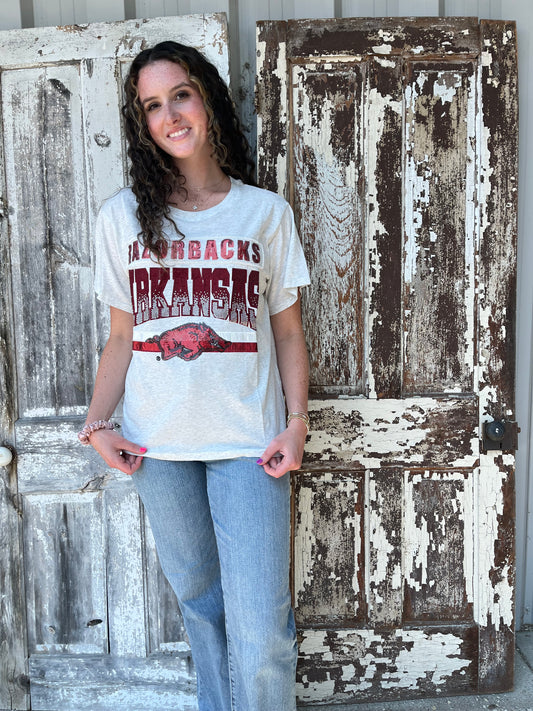 Queen of Sparkles-Razorback Tee