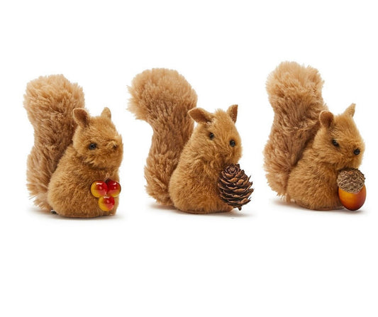 Clip on Plush Squirrel