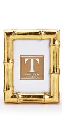 Gold Bamboo Picture Frame