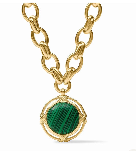 Essex Statement Necklace - Green