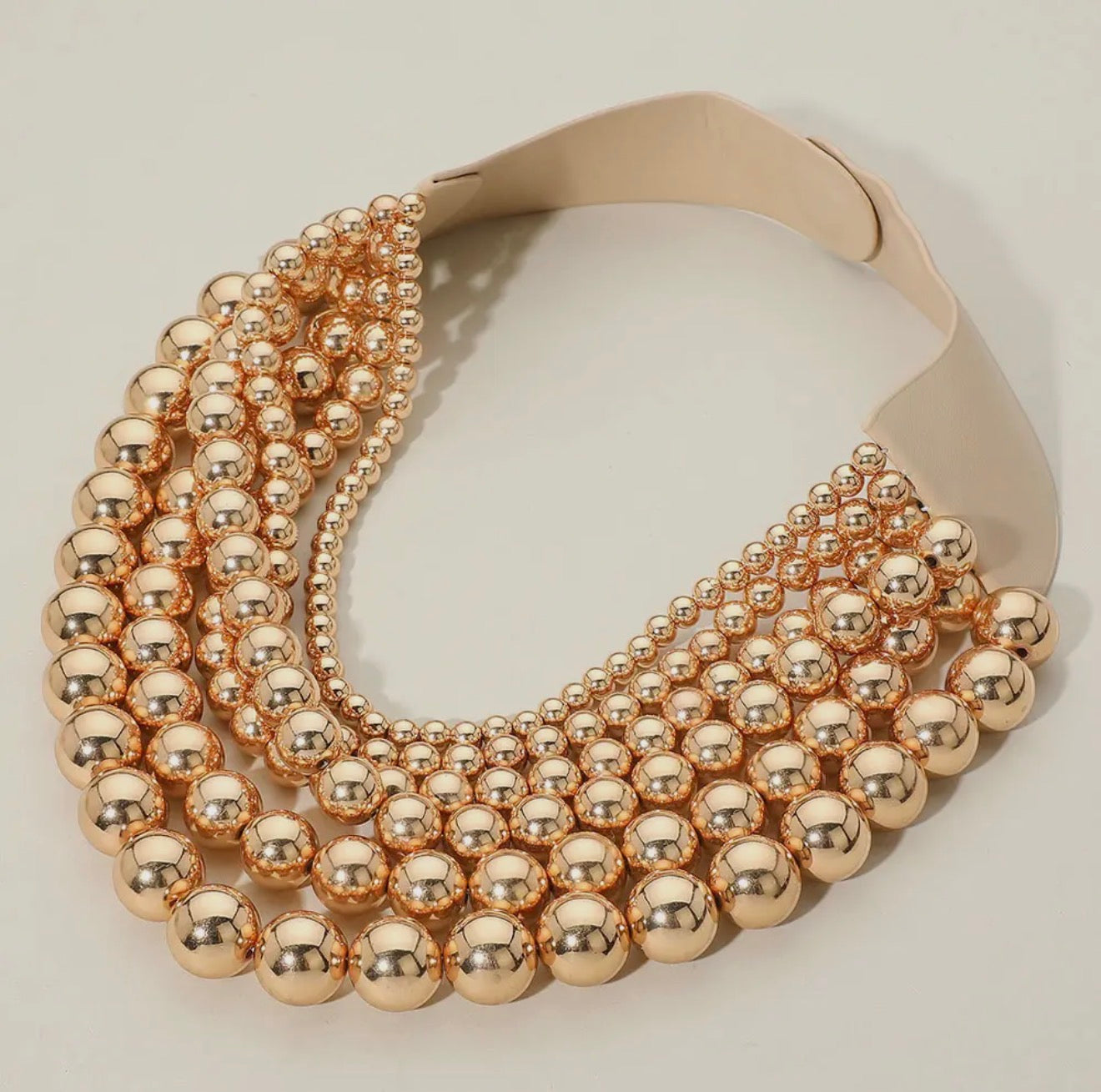 Beaded Chunky Necklace - The Kris Necklace