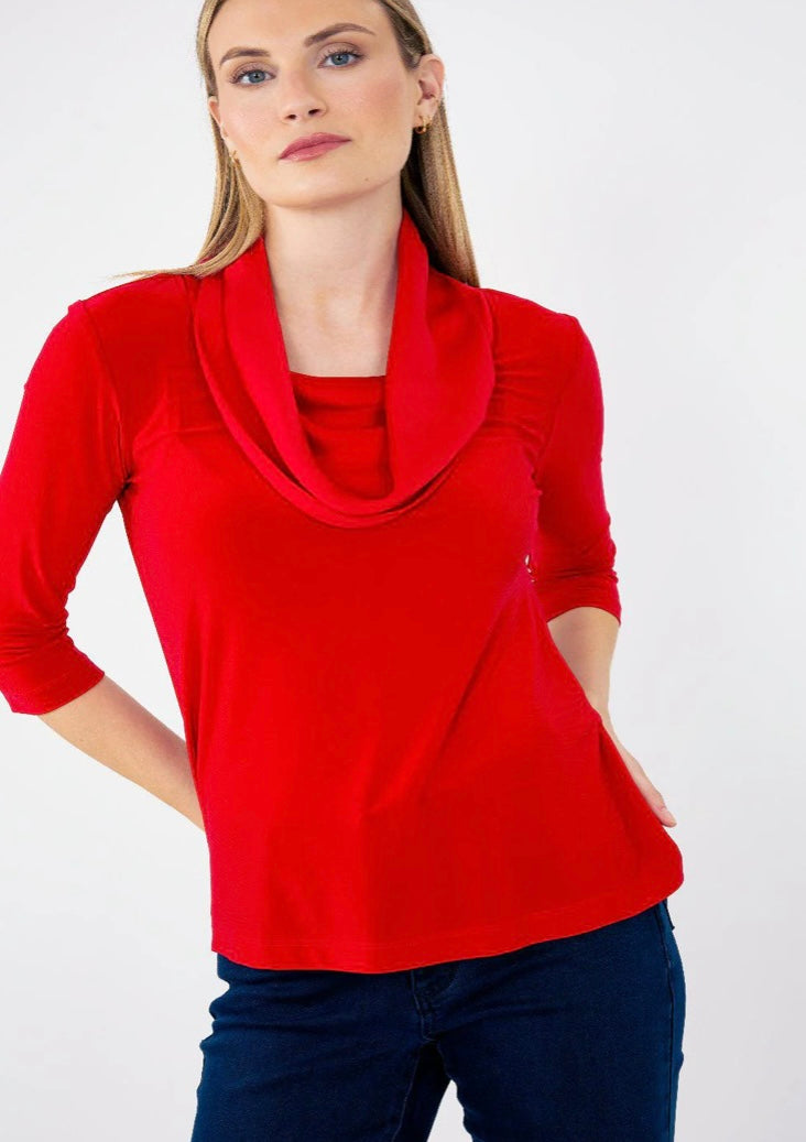 Joseph Ribkoff Cowl Neck Top