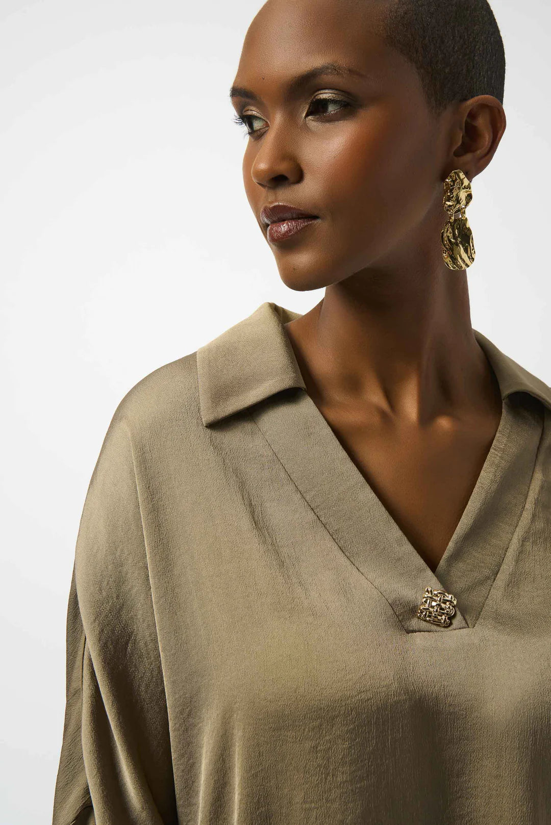 Ribkoff V-Neck Top-Java