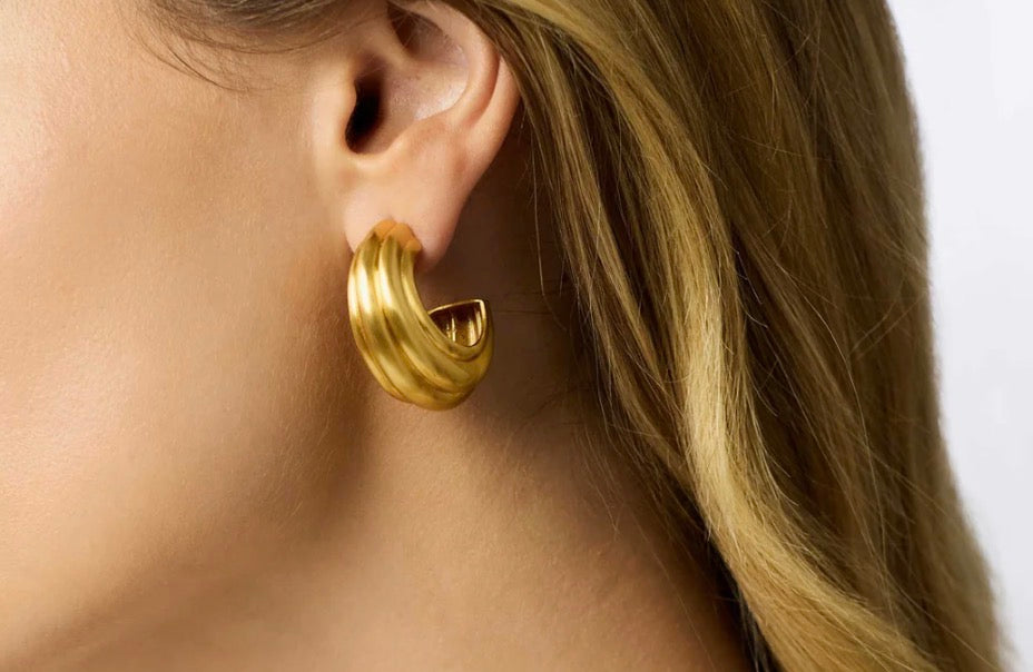 Portofino Statement Hoop - Small