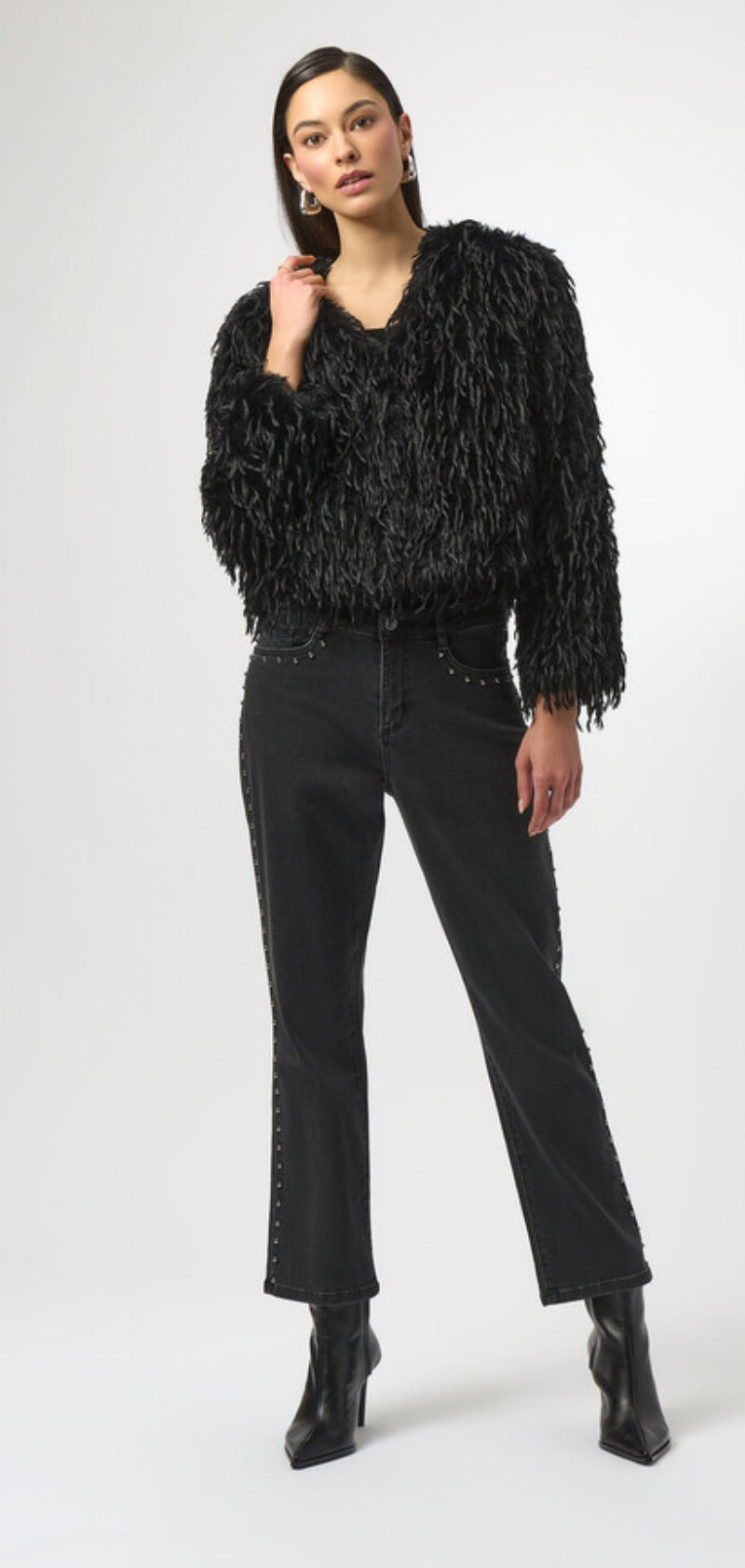 Stud Pant-Black