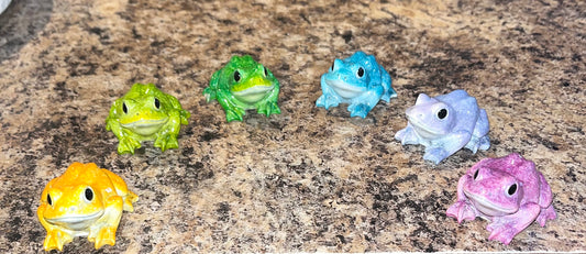 Hand-Painted Frogs