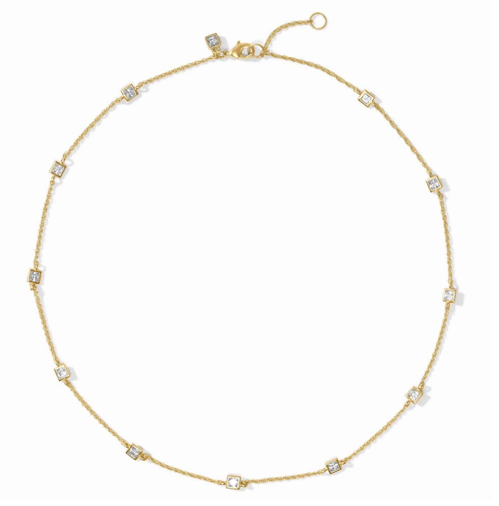 Jolie Delicate Station Necklace