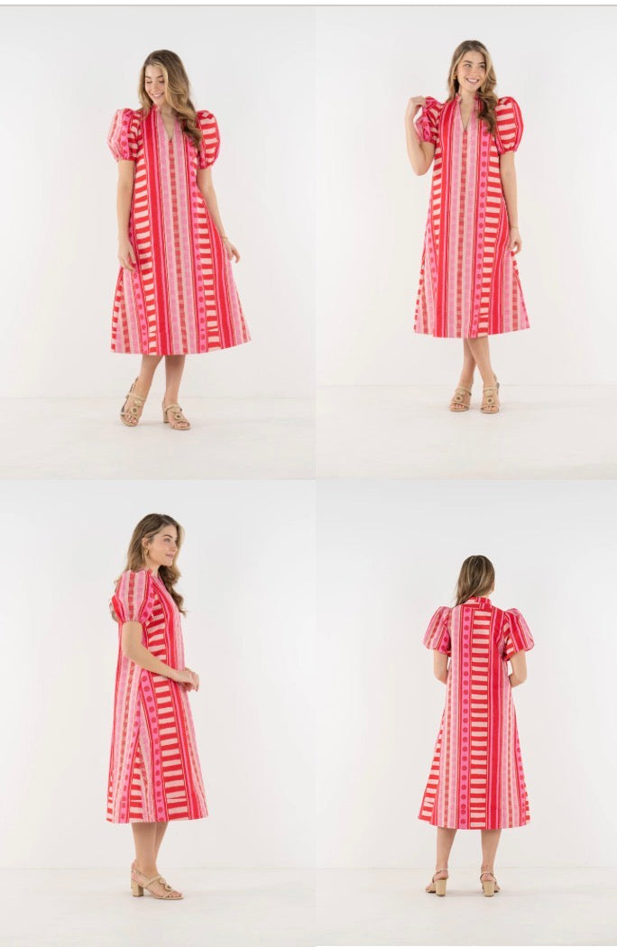 Hampton Dress-Peach Jubilee
