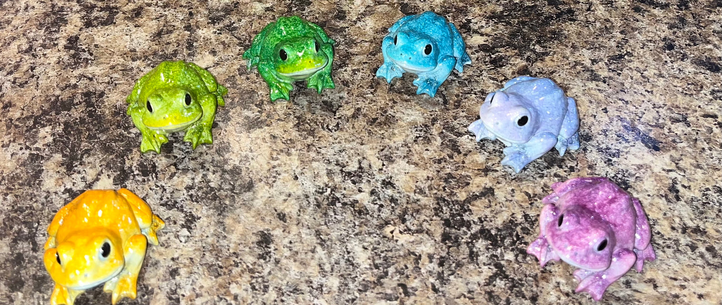 Hand-Painted Frogs