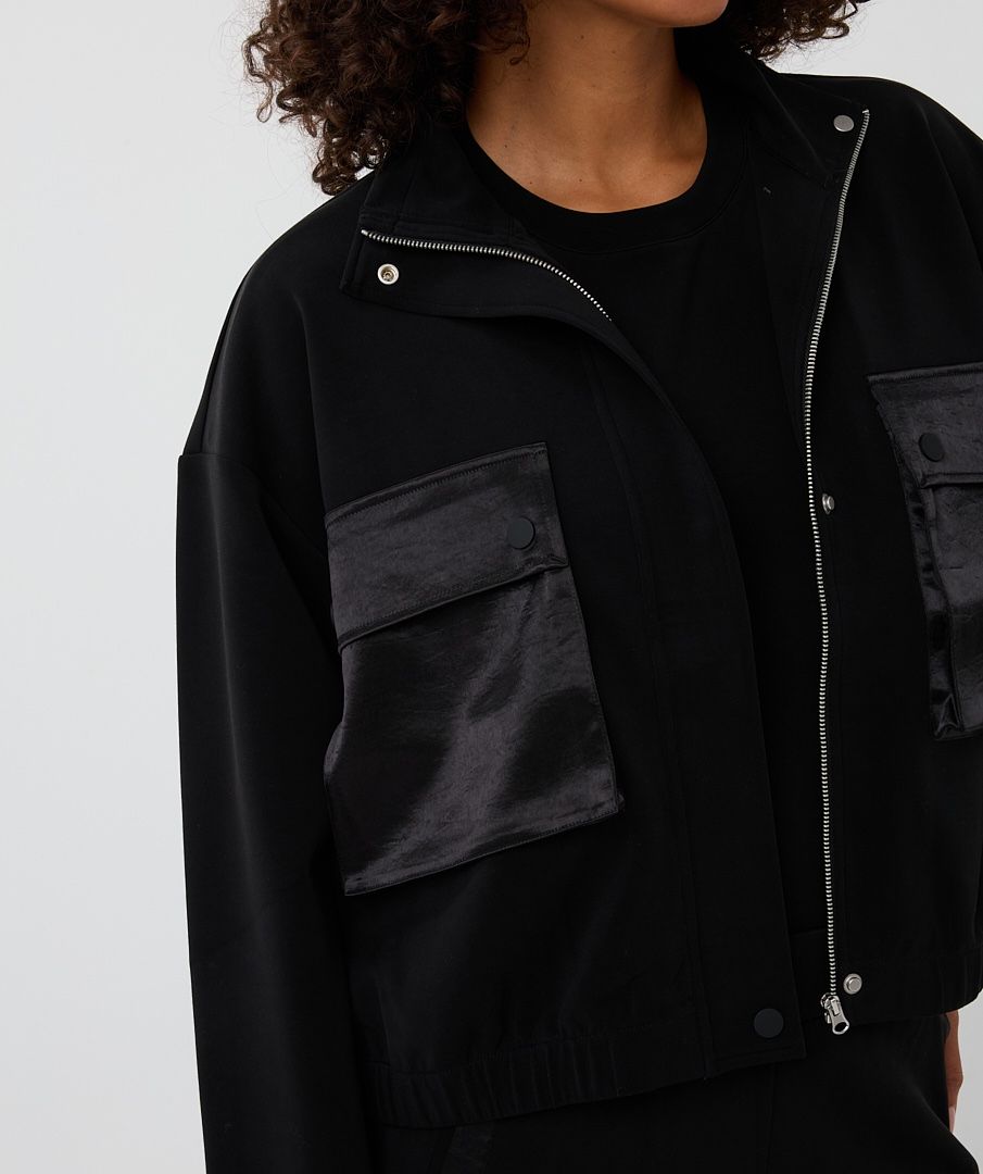 Modal Bomber Cardigan