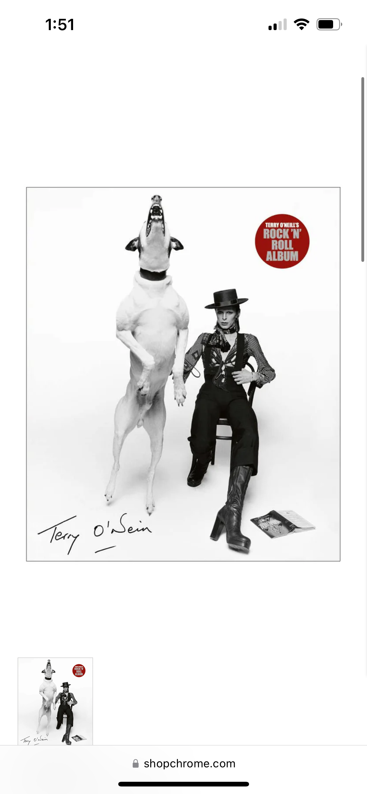 Terry O’Neill’s Rock & Roll Album Book