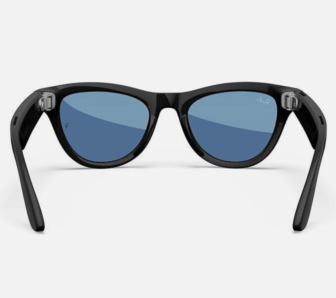 Ray Ban Skyler Meta Smart Sunglasses w Transition Lenses in Cerulean Blue