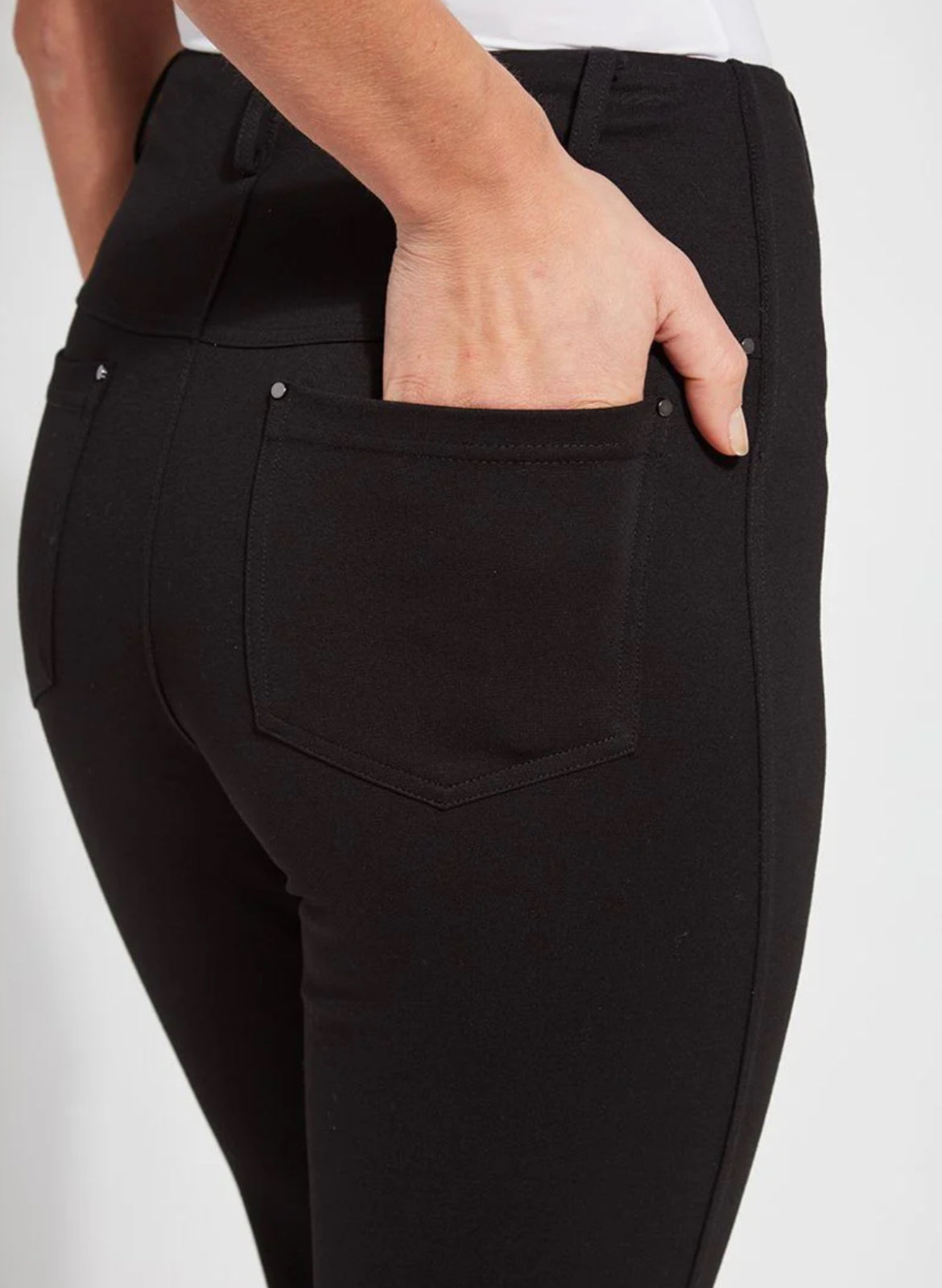 Ponte Baby Bootcut-Black