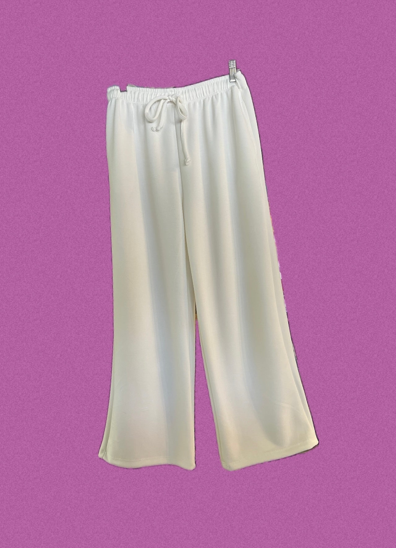 Scuba Modal Pull on Pant-White