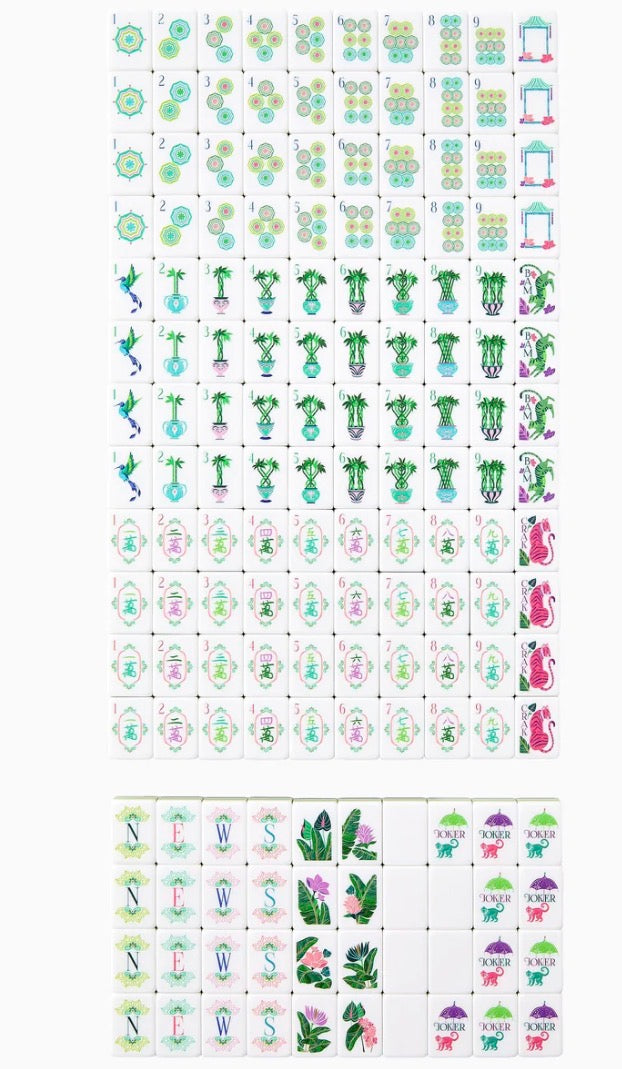 Palm Royale Mahjong Tiles