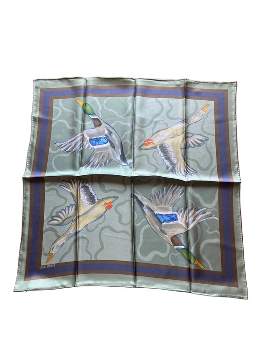 Mallard Silk Scarf