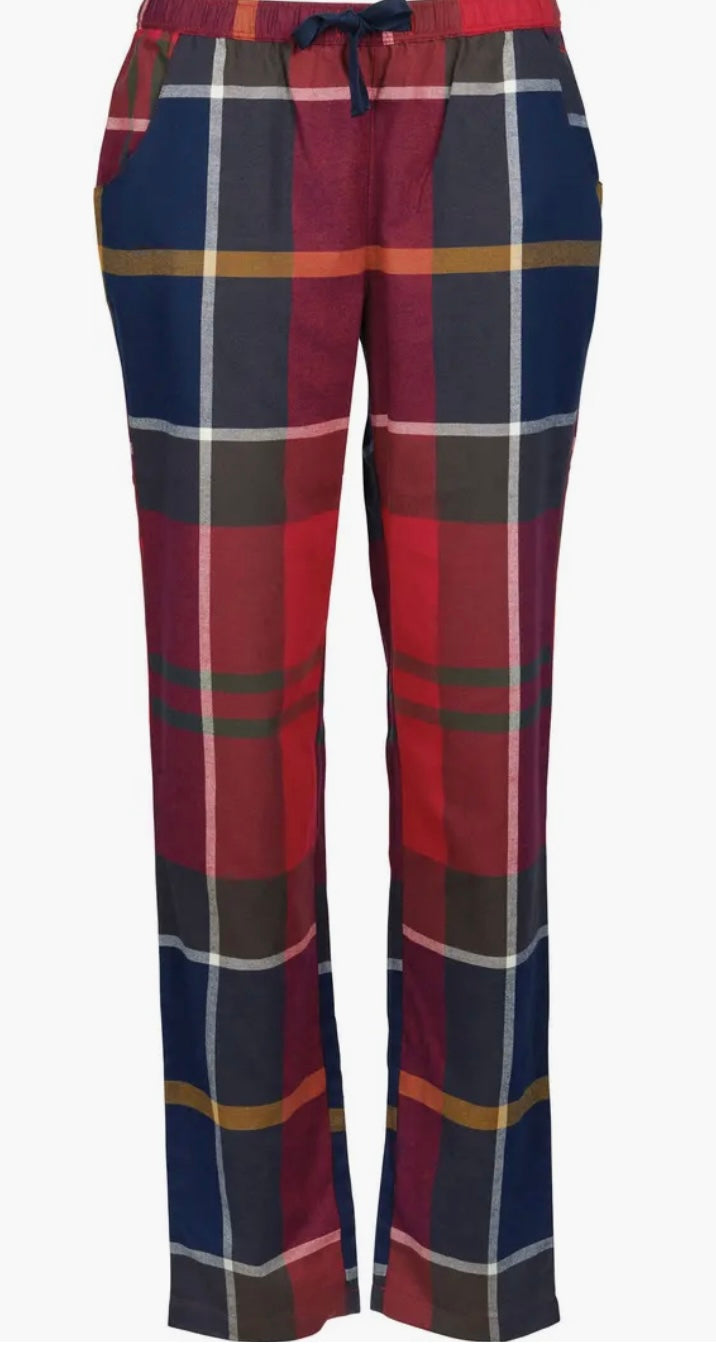 Barbour Large Scale Ellery Pj Set-Large Red Tartan