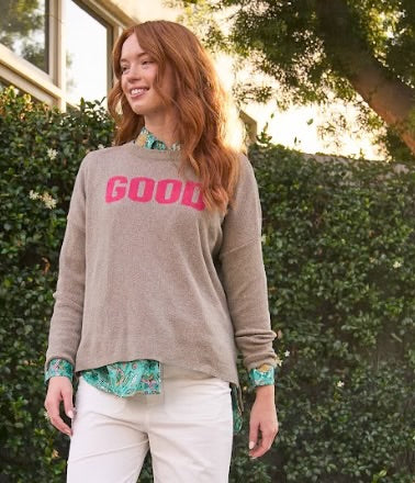 Good Relaxed Sweater - Taupe