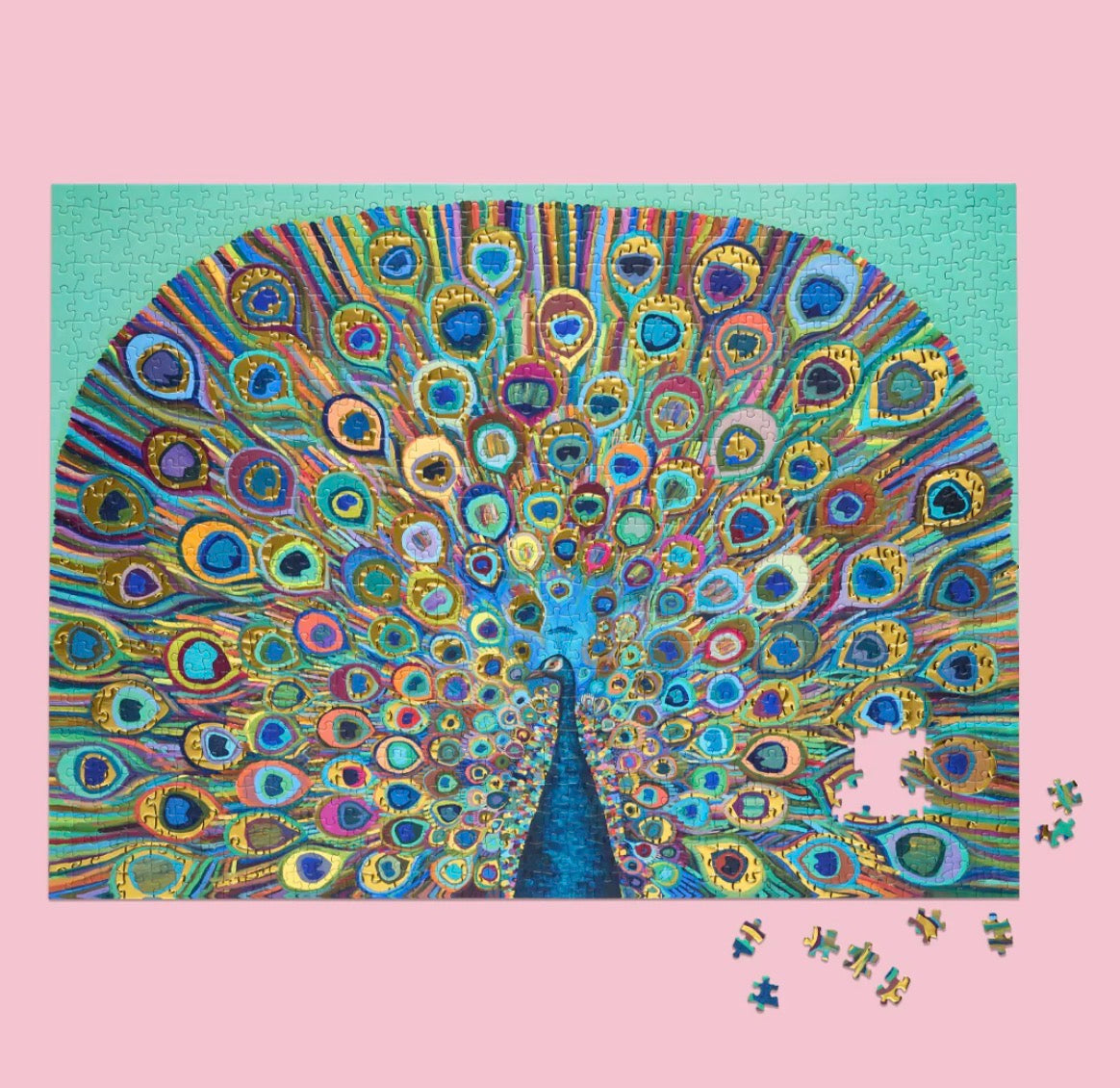Peacock 1000 Piece Puzzle