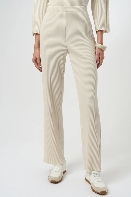 Pleated Pant-White