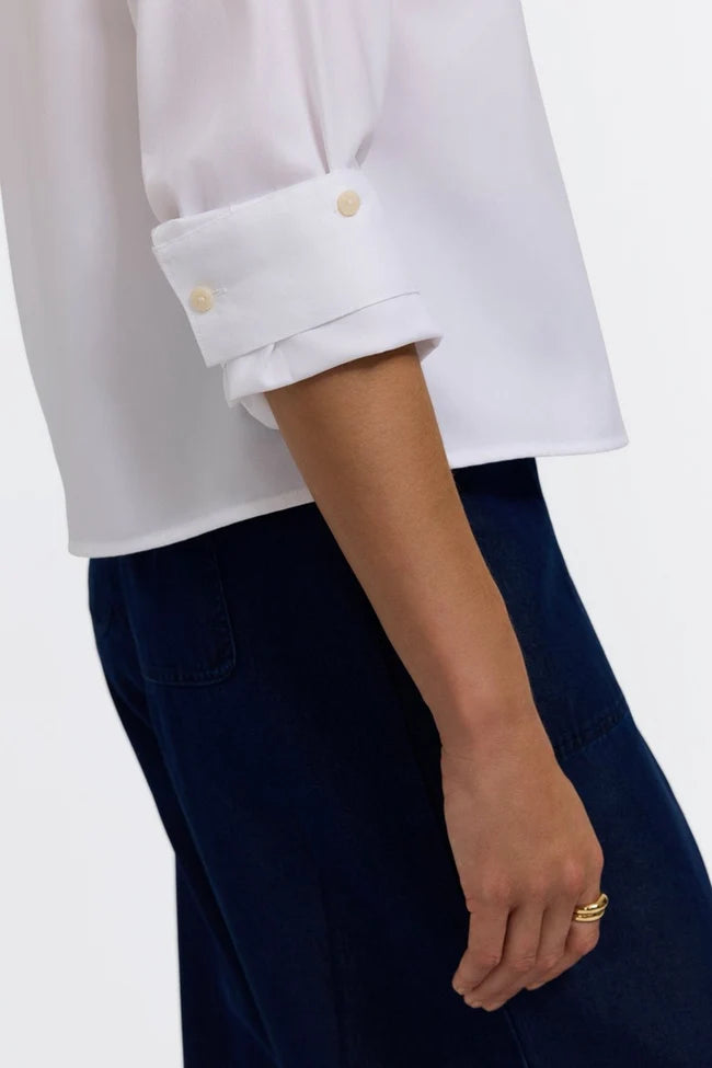 Jodie Roll Tab Sleev Short Shirt