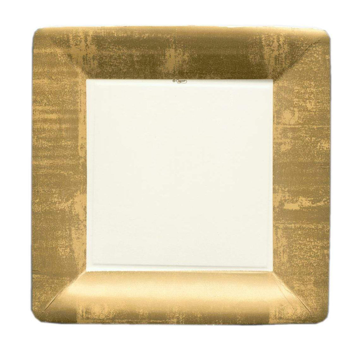 Gold Leaf Square Paper Plates-8/set