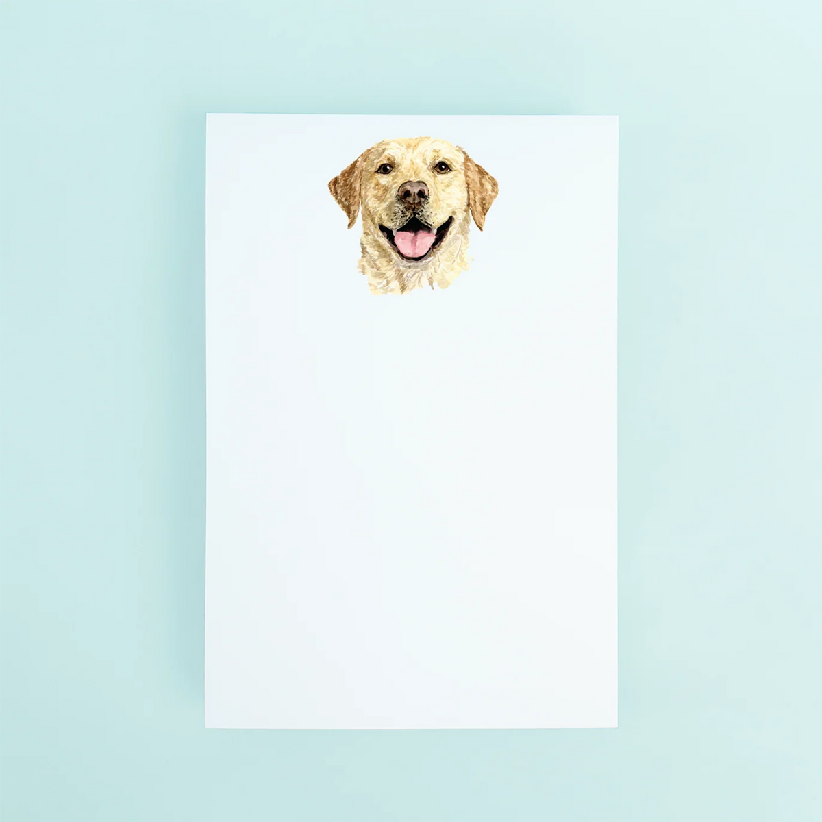 Yellow Lab Portrait Notepad