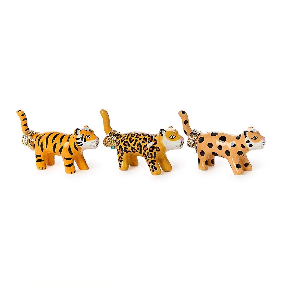 Hear Me Roar Ceramic Ring Holders
